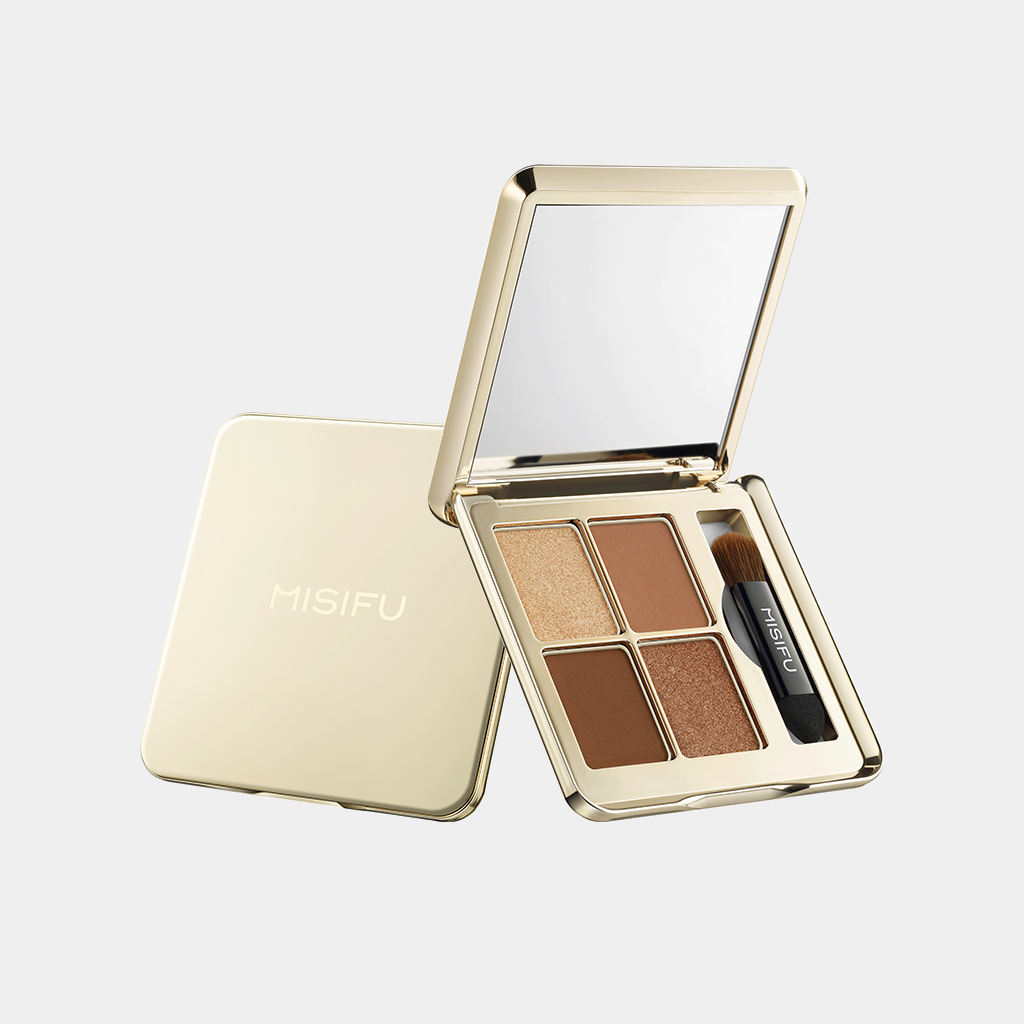 MISIFU赤陶星芒四色眼影盘